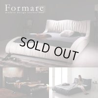 高級レザー・デザイナーズベッド【Formare】フォルマーレ　コンパクトサイズ 5年保証付き