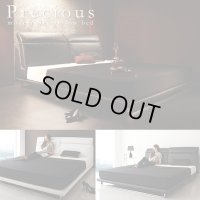 リクライニング機能付きレザーベッド【Precious】プレシャス